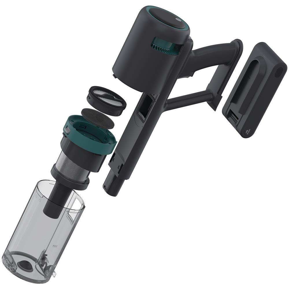 Aspirapolvere Elettrica HFG10P 011 Capacità 0.55 L Senza Sacco Potenza 200 W Colore Blu Grigio - Foto 20