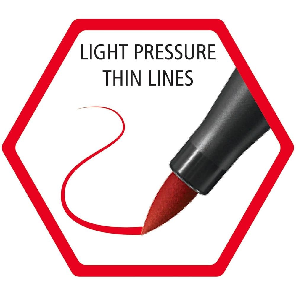 Pen 68 brush - Pennarello Premium con punta a pennello - Confezione da 10 - Prugna - Foto 8