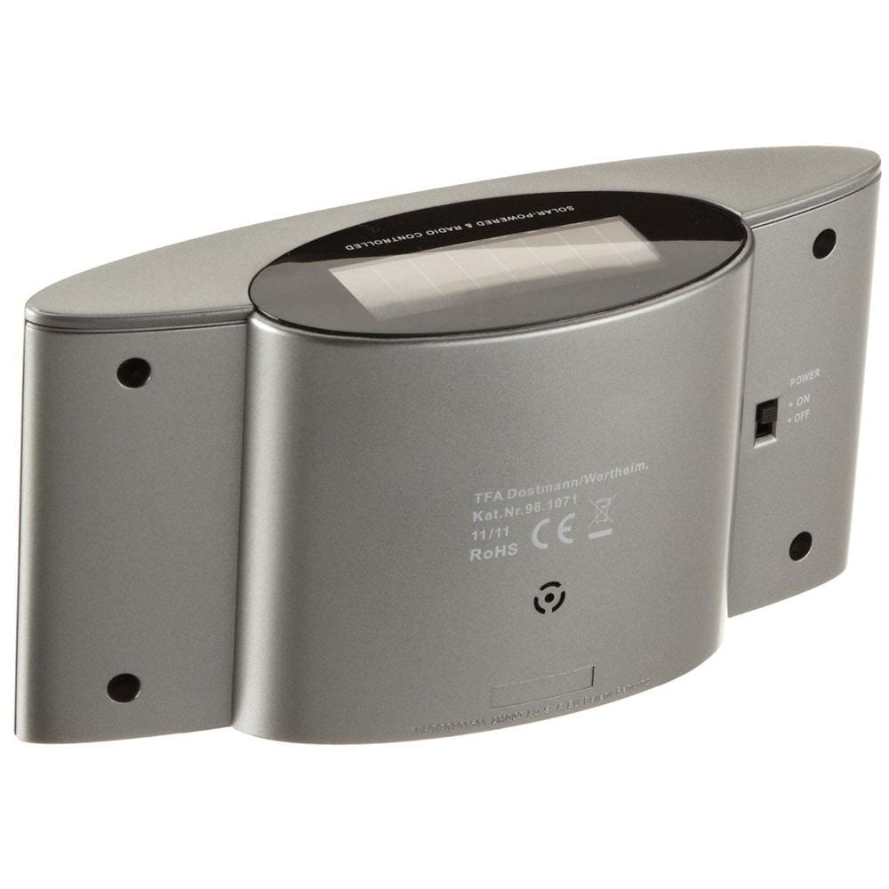 Orologio Sveglia Colore Grigio - Modello 98.1071 Solare - Foto 2