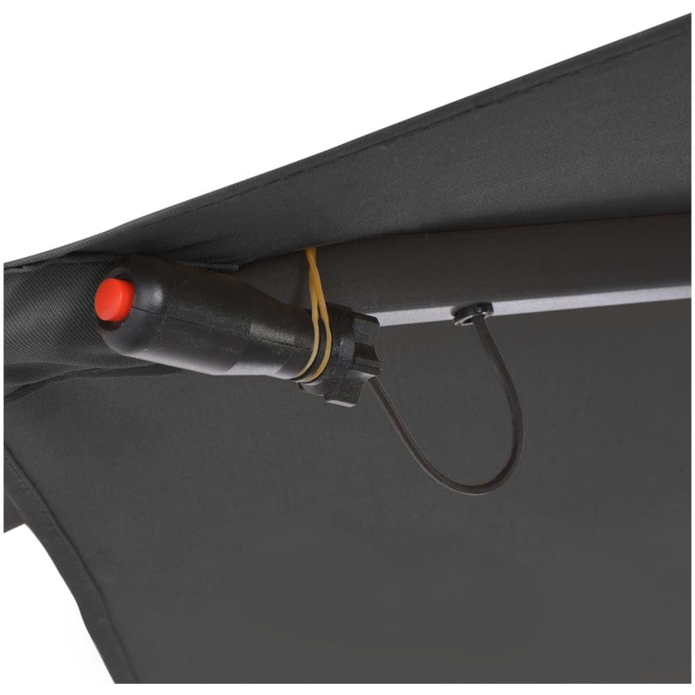 Ombrellone A Sbalzo Con Led E Palo In Acciaio 300 Cm Antracite - Foto 7