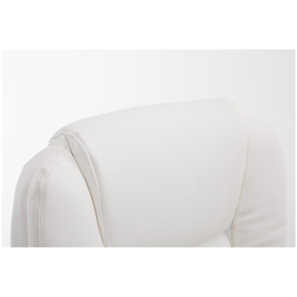 Sedia Ufficio Massaggiante Pacific V2 - Poltrona Relax 5 Programmi di Massaggio - Sedia Ergonomica in Similpelle con Poggiapiedi Estraibile e Altezza Regolabile e Girevole, Max 150 kg Bianco - Foto 5