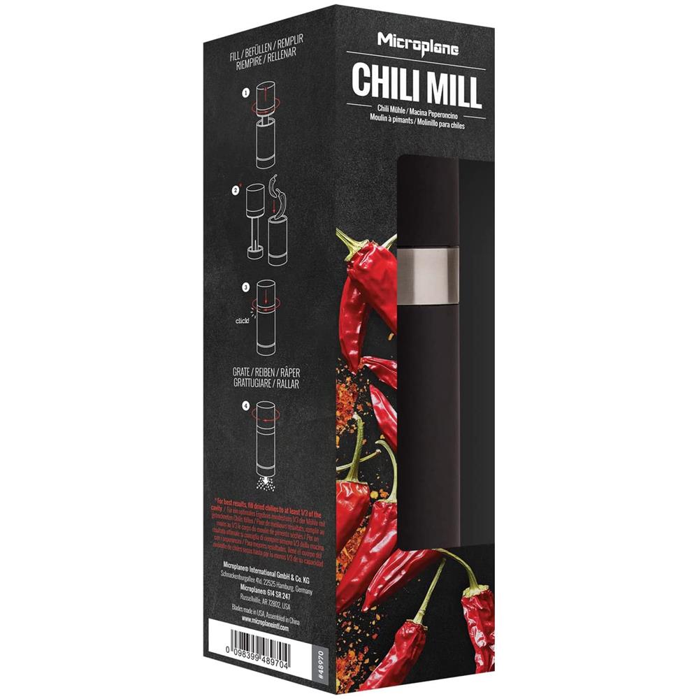 Macina Peperoncino Secco, Lama In Acciaio 18/10 Qualità Professionale - Foto 2