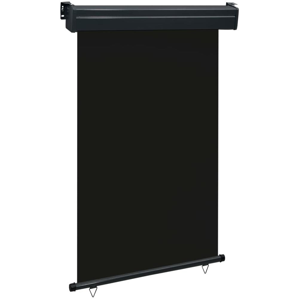 Tenda Laterale per Terrazzo 120x250 cm Nera - Foto 1