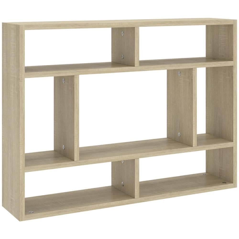 Scaffale a Parete Rovere Sonoma 75x16x55 cm Legno Multistrato - Foto 2