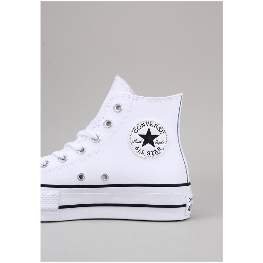 Chuck Taylor All Star Platform Leather High-top - 377499 - Bianco - 42 - Foto 5