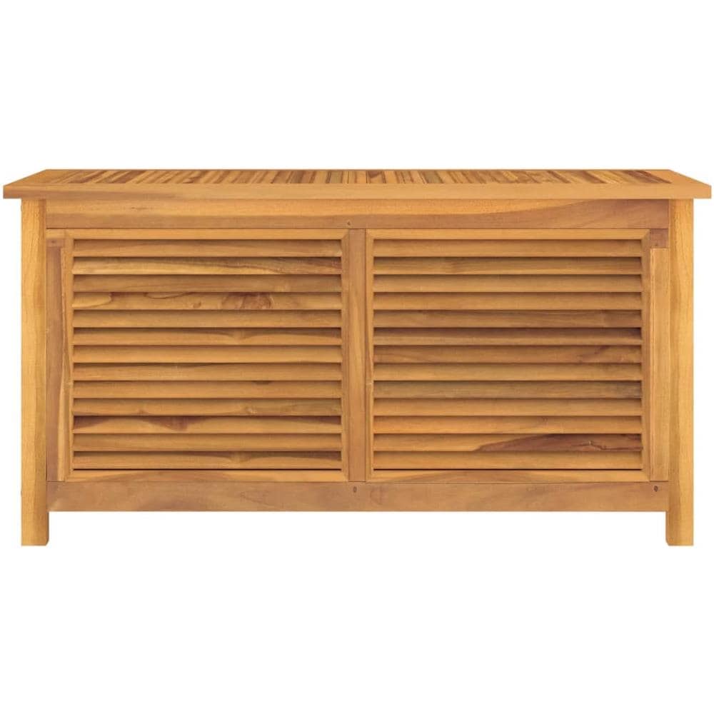 Contenitore Giardino Con Borsa 114x50x58cm Legno Massello Teak - Foto 3