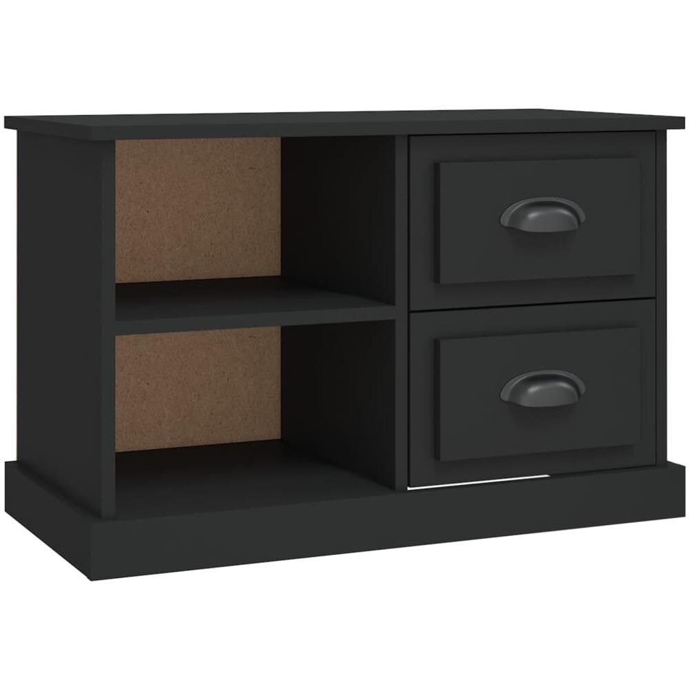 Mobile Porta Tv Nero 73x35,5x47,5 Cm In Legno Multistrato - Foto 2