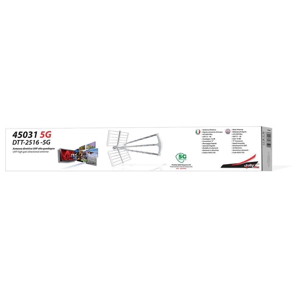 DTT-2516-5G antenna televisiva Esterno 16 dB - Foto 2