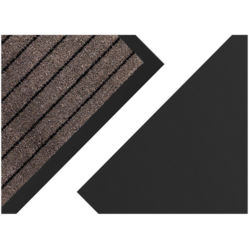 Tappeto Zerbino Entrata Ingresso Casa Esterno Interno Antiscivolo Asciugapassi Alaska 40x60 Marrone - Foto 2