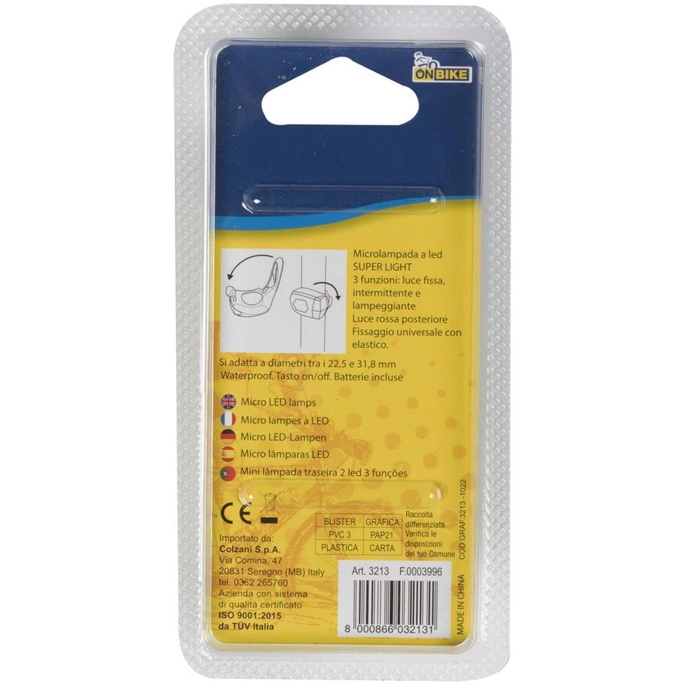 Mini Lampada Posteriore 2 Led 3 Funzioni - Foto 3