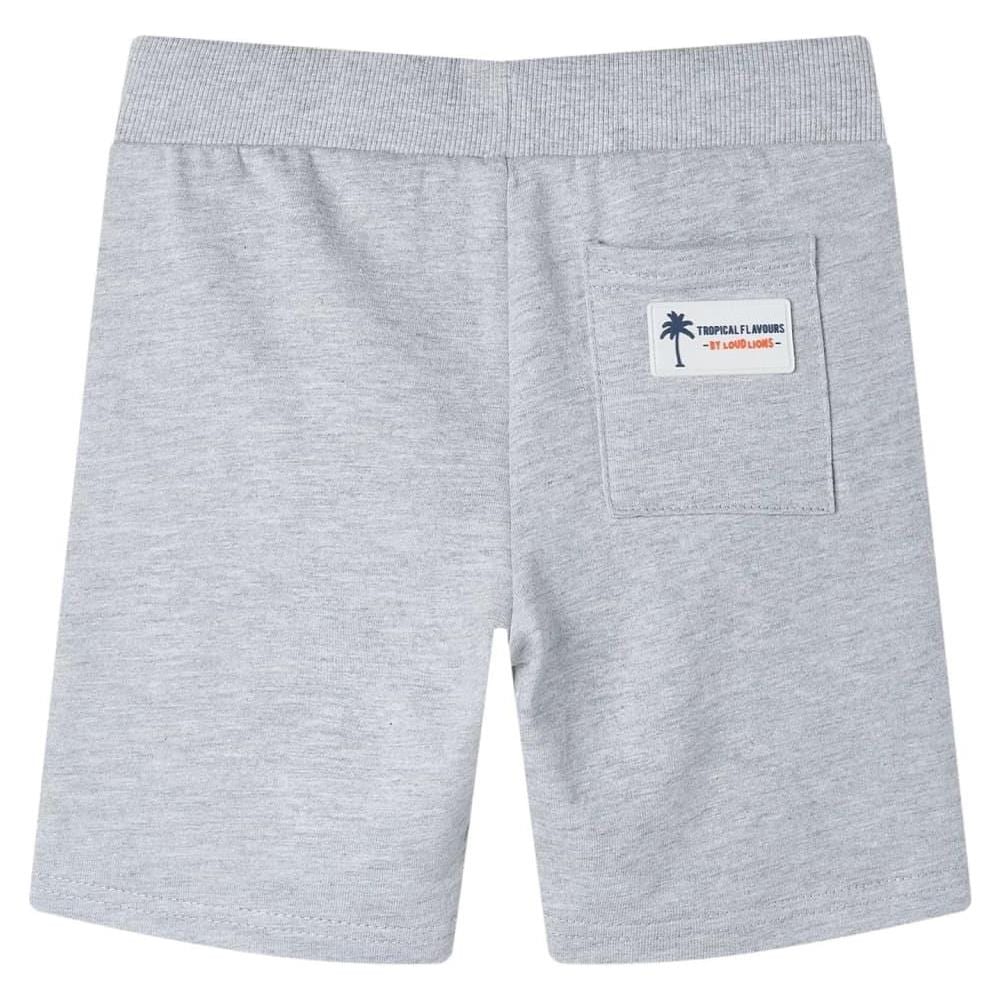 Pantaloncini per Bambini con Coulisse Grigio 104 - Foto 2