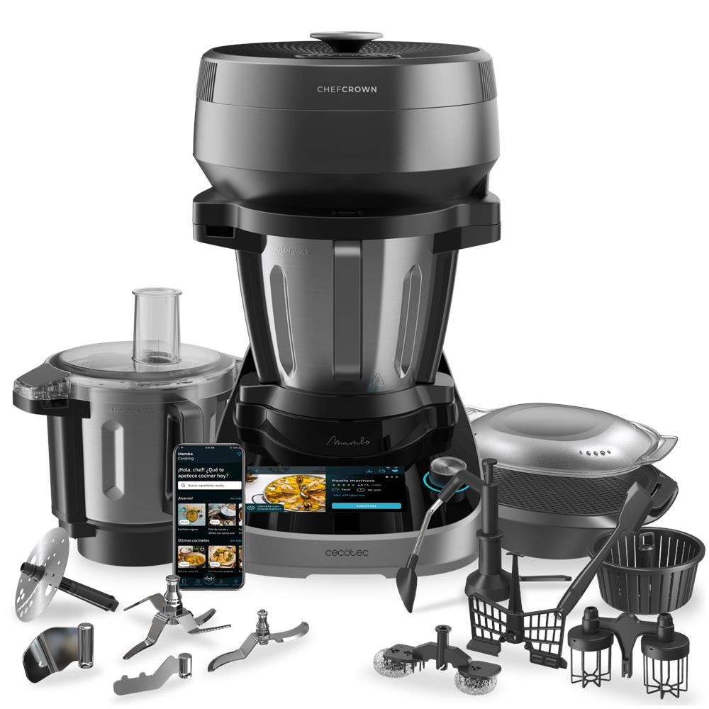 Robot da Cucina Mambo CooKing Total Gourmet Potenza 2200 W Capacità 4,5 L Colore Acciaio Inox - Foto 2