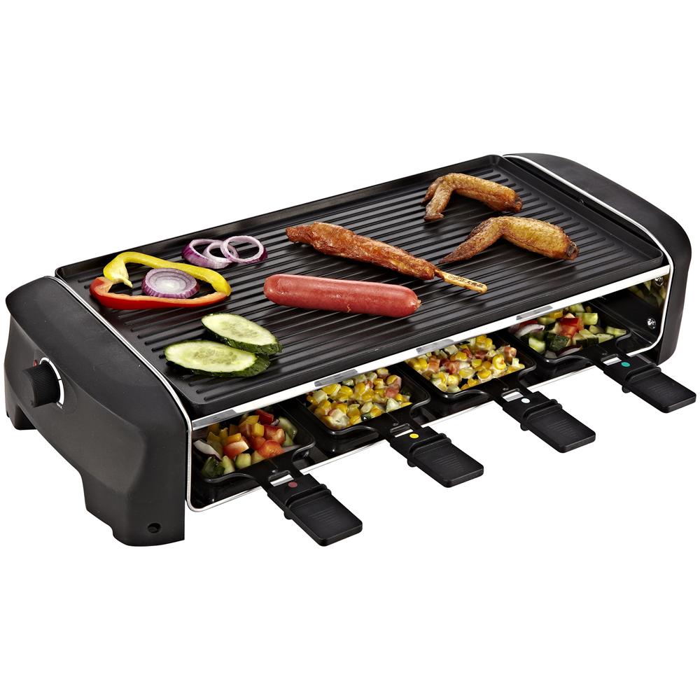 Raclette con Griglia e Teppanyaki Party per 8 Persone Potenza: 1300 Watt - Foto 2