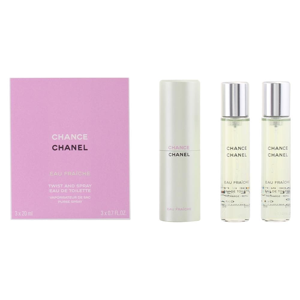 Chance Eau Fraiche Edt Vaporizador Twist &spray 3 X 20 Ml - Foto 1