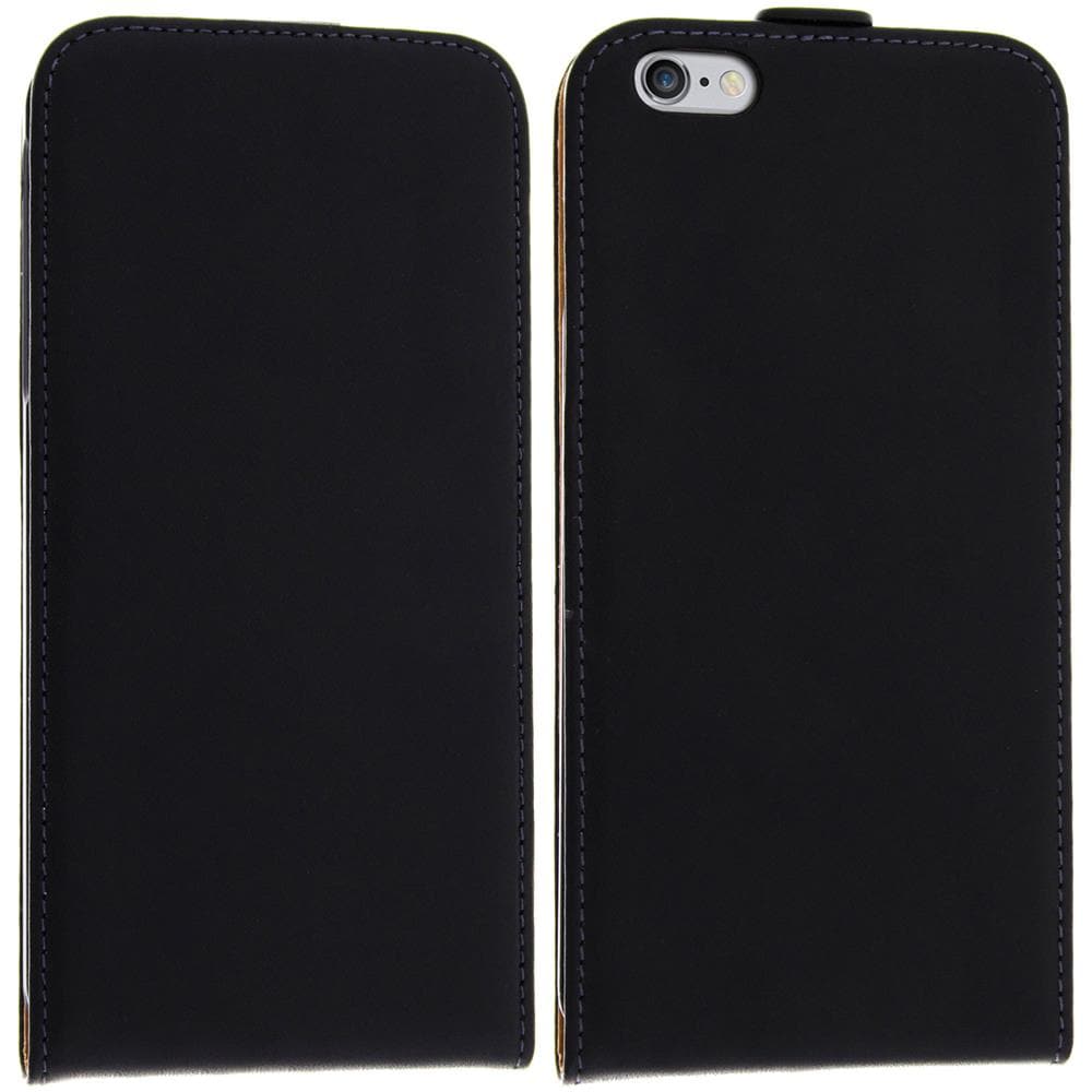 Custodia Slim Con Apertura Verticale Per Apple Iphone 6 Plus E 6s Plus - Nera - Foto 2