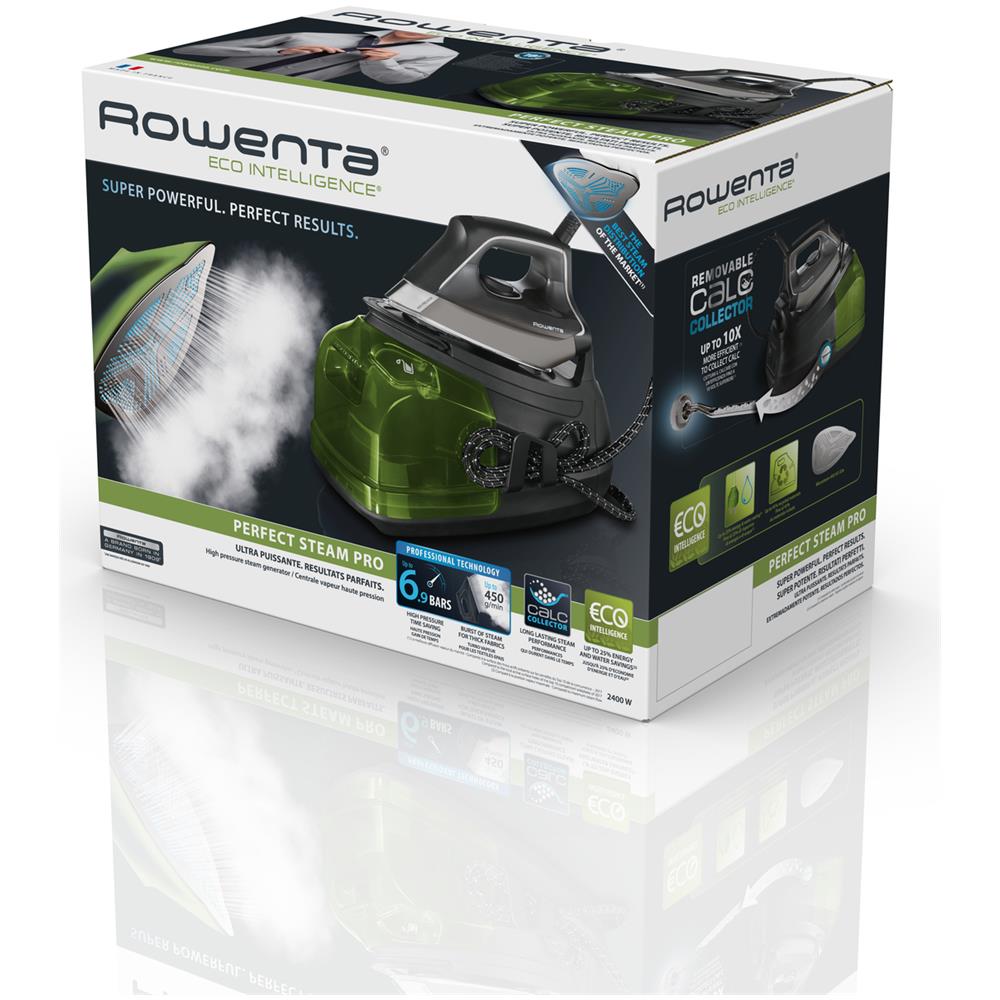 Ferro da Stiro con Caldaia DG8626 Perfect Steam Pro Potenza 2400 W Capacità 1,1 L Colore Grigio / Verde - Foto 9