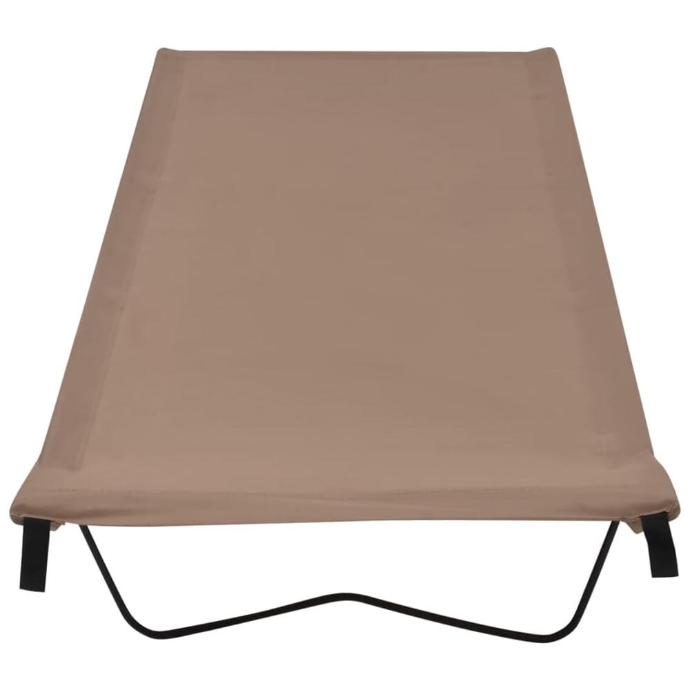 Lettini Campeggio 2pz 180x60x19cm Tessuto Oxford Acciaio Talpa - Foto 3