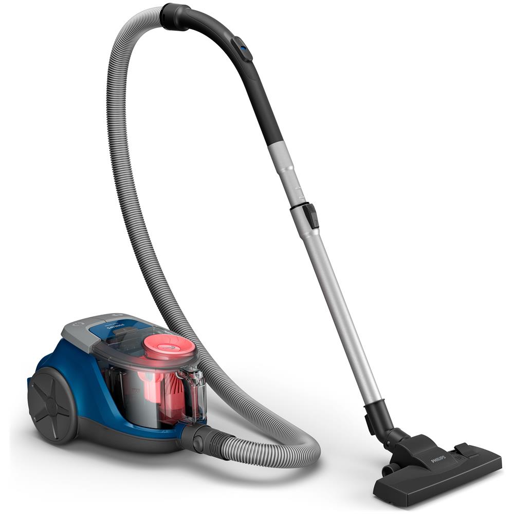 Serie 2000 Aspirapolvere a Traino senza Sacchetto Potenza 750 Watt Colore Blu / Pesca - Foto 1