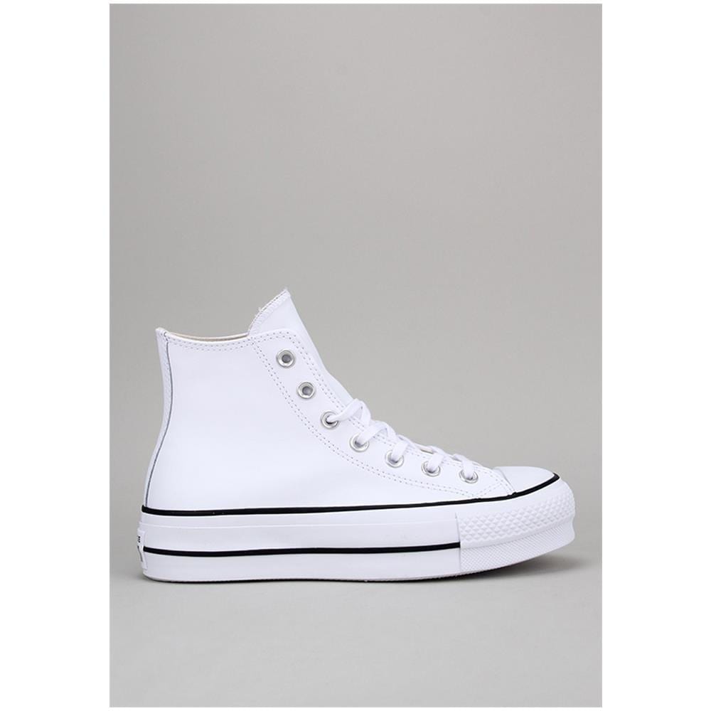 Chuck Taylor All Star Platform Leather High-top - 377499 - Bianco - 42.5 - Foto 1