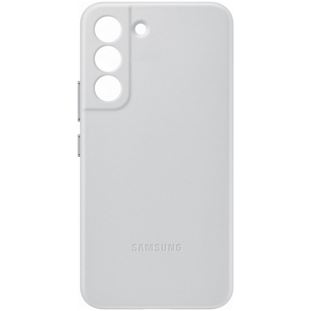 Leather Cover Light Gray Galaxy S22 - Foto 2