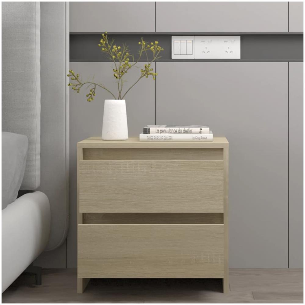Comodino Rovere Sonoma 45x34,5x44,5 cm in Truciolato - Foto 1