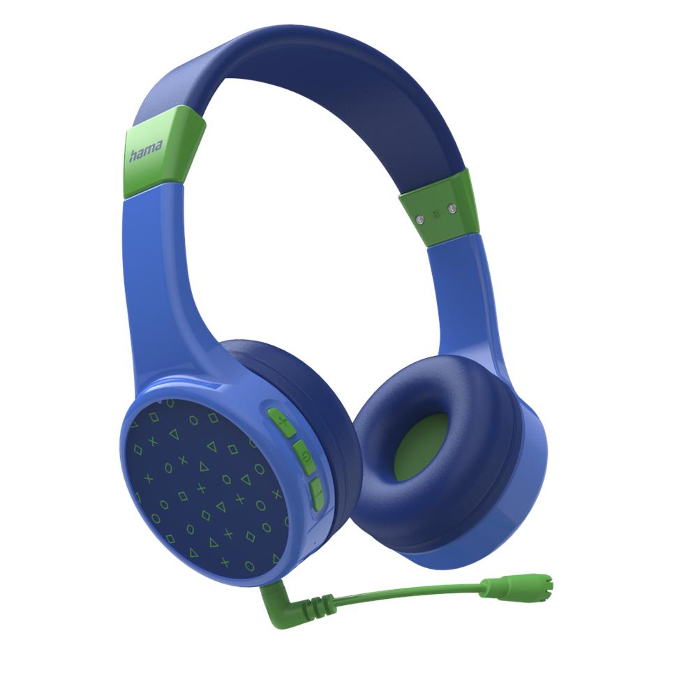 Teens Guard Auricolare Wireless A Padiglione Musica e Chiamate Bluetooth Blu - Foto 1