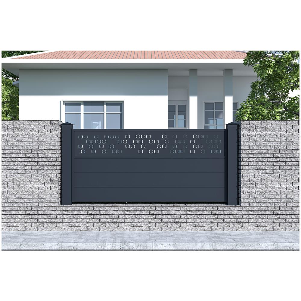 Recinzione In Alluminio Adula 190h90 Grigio - Foto 2