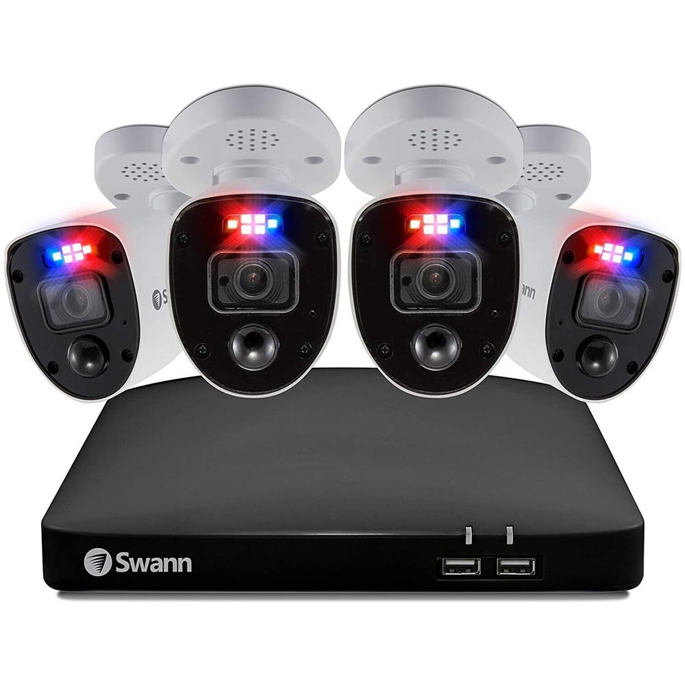 Kit Swann NVR 2TB 8 canali + 4 cam 4K kit 4 Telecamere di Sicurezza - Foto 1