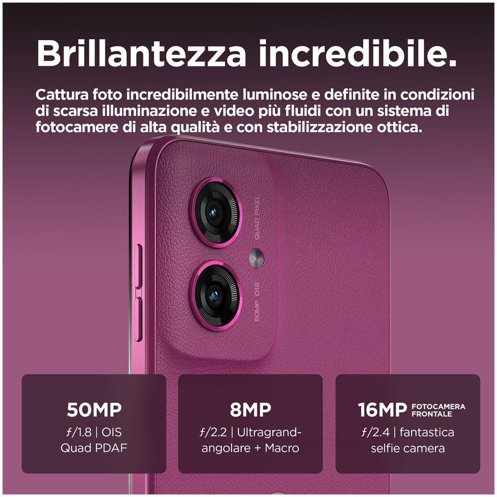 moto G55 5G 256GB 8GB Ram Display 6.49" Doppia SIM Android 14 USB tipo-C 5000 mAh Twilight Purple - Foto 12