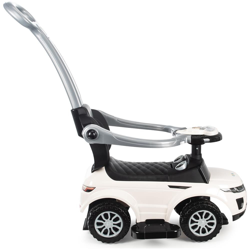 Cavalcabile spingi 3in1 auto per bambini grande auto clacson musica bianca - Foto 1