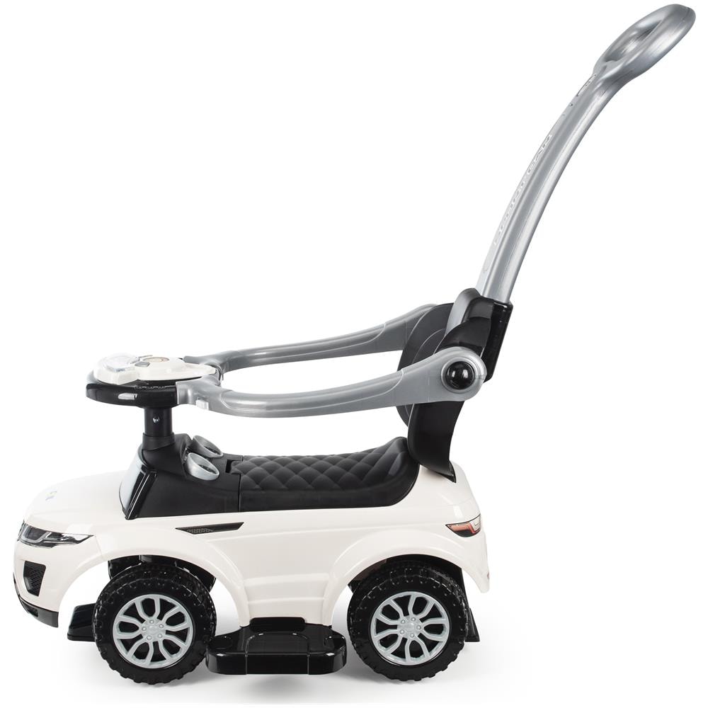Cavalcabile spingi 3in1 auto per bambini grande auto clacson musica bianca - Foto 2