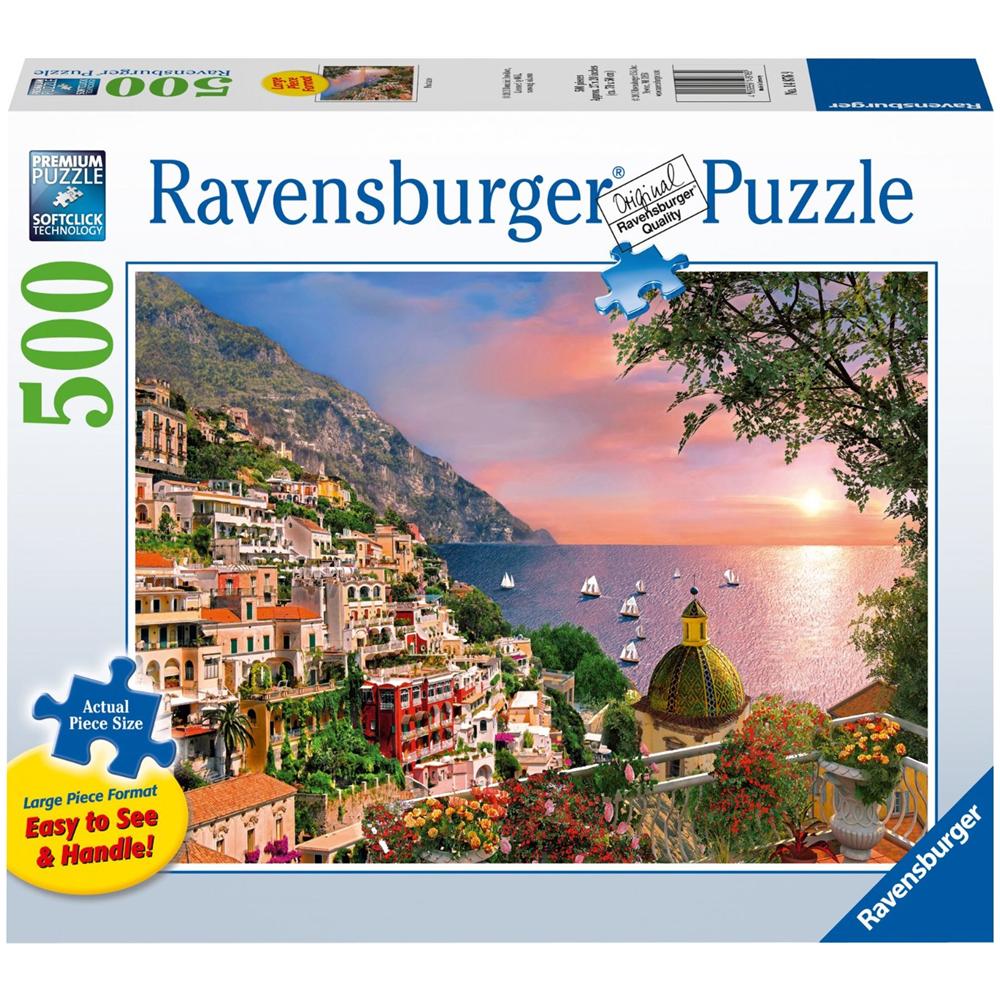 Puzzle Giant Easy To See Positano 500 pz 70 x 50 cm 14876 - Foto 1
