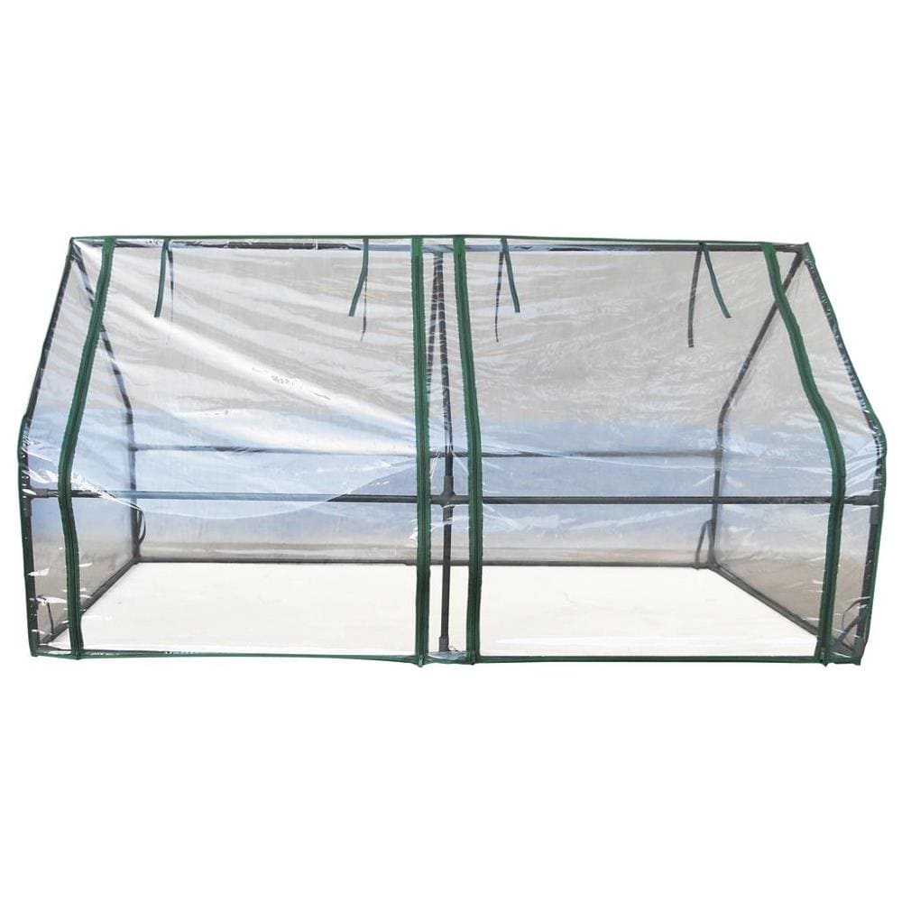 Serra Groude in acciaio tubolare con copertura trasparente 180x90xH90 cm - Foto 2