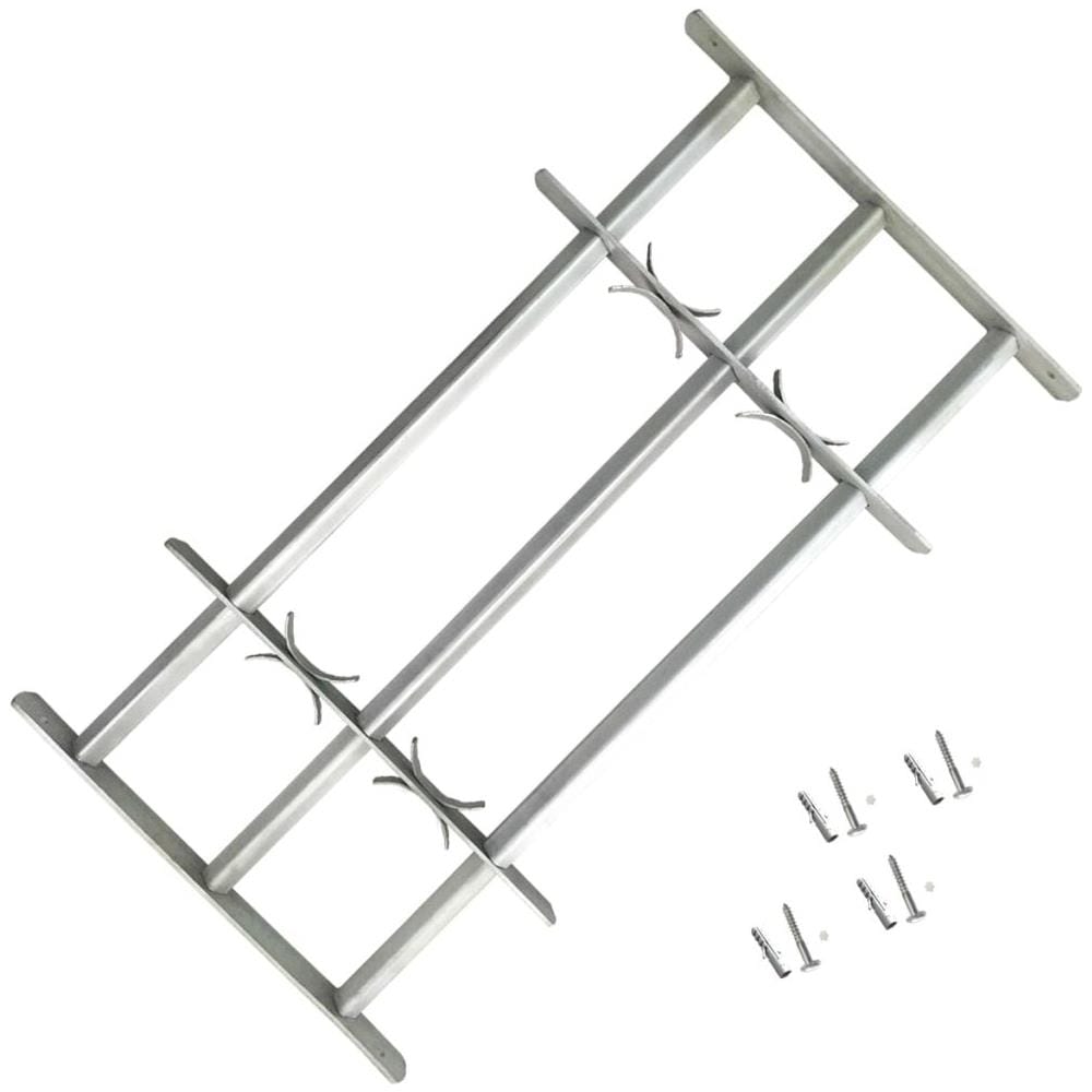 Griglia Regolabile Protezione Finestre 3 Barre Trasversali 1000-1500mm - Foto 1