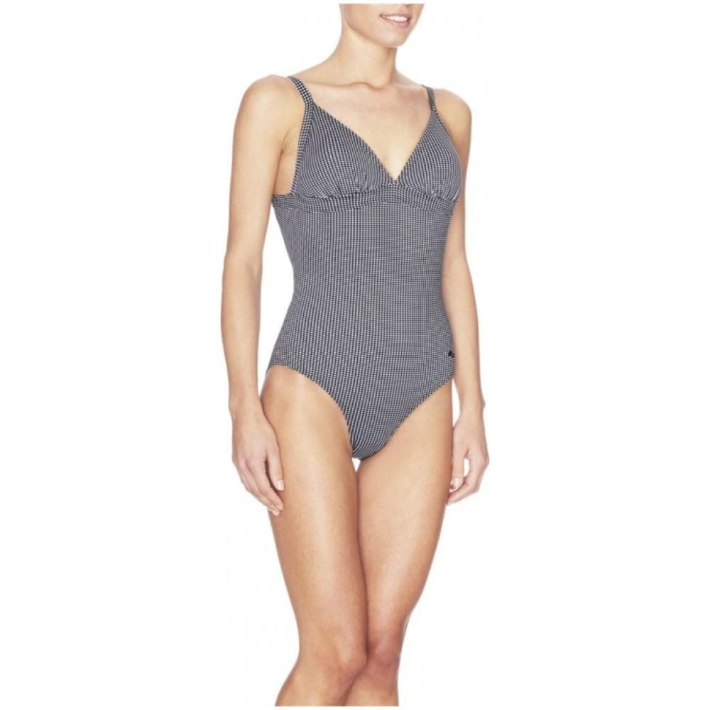 Costume Intero Donna Vichy Bianco Fantasia 40 - Foto 1