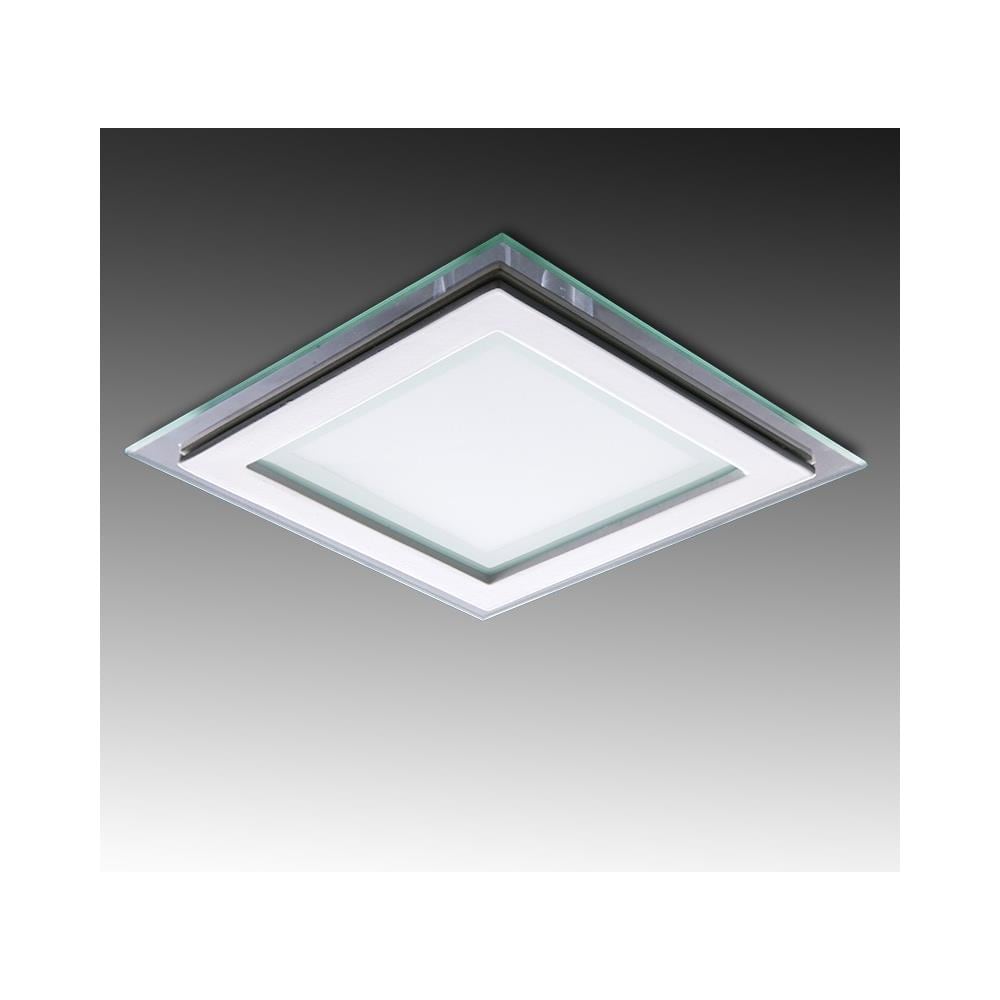 Downlight Led Piazza Con Il Vetro 160x160mm 12w 900lm 30.000h - Foto 1