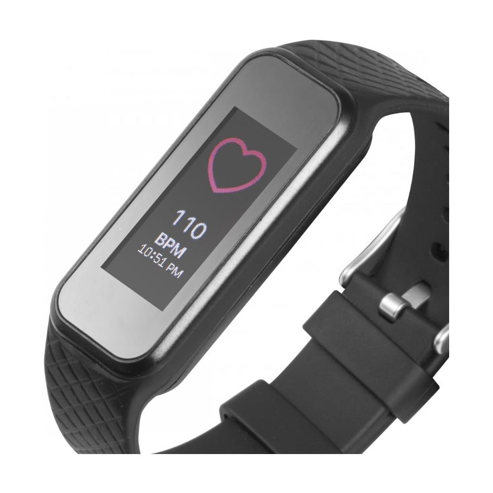 vers Bracciale Fitness Bluetooth 4.0 Con Cardiofrequenzimetro, Tx-81 Nero - Foto 2