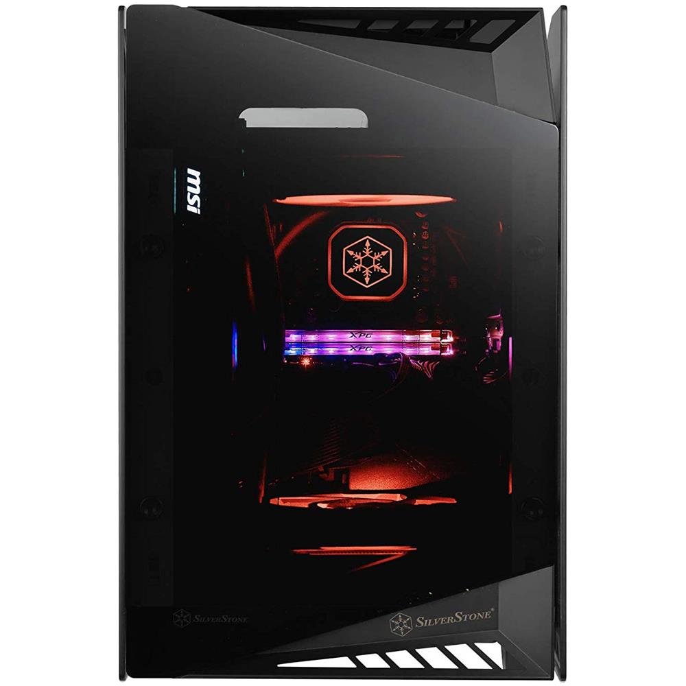 Sst-ld03b Lucid Mini Tower Mini-dtx, Case Per Computer, Silenzioso Ad Alto Flusso D'aria, 3 X Vetro Temperato - Foto 1