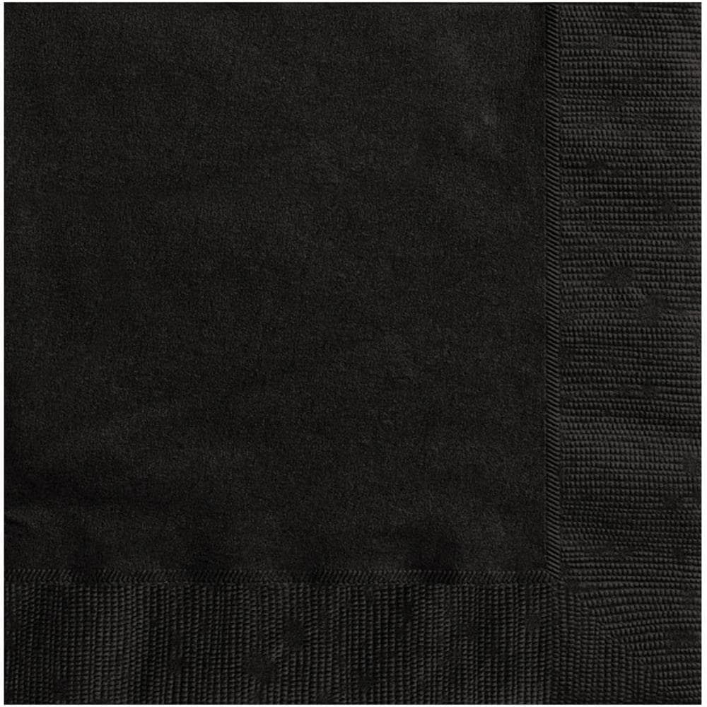 Unique - 20 Tovagliolini In Carta Neri 25x25 Cm - Foto 1