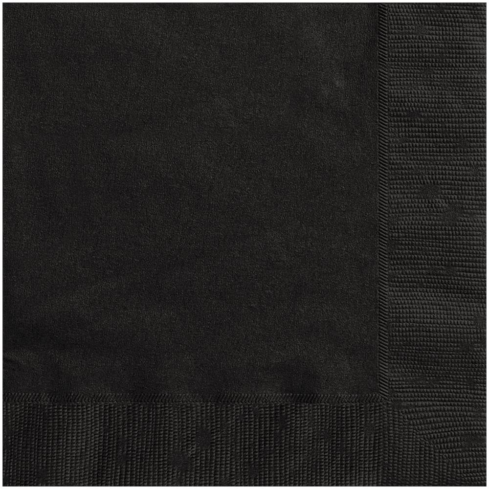 Unique - 20 Tovagliolini In Carta Neri 25x25 Cm - Foto 2