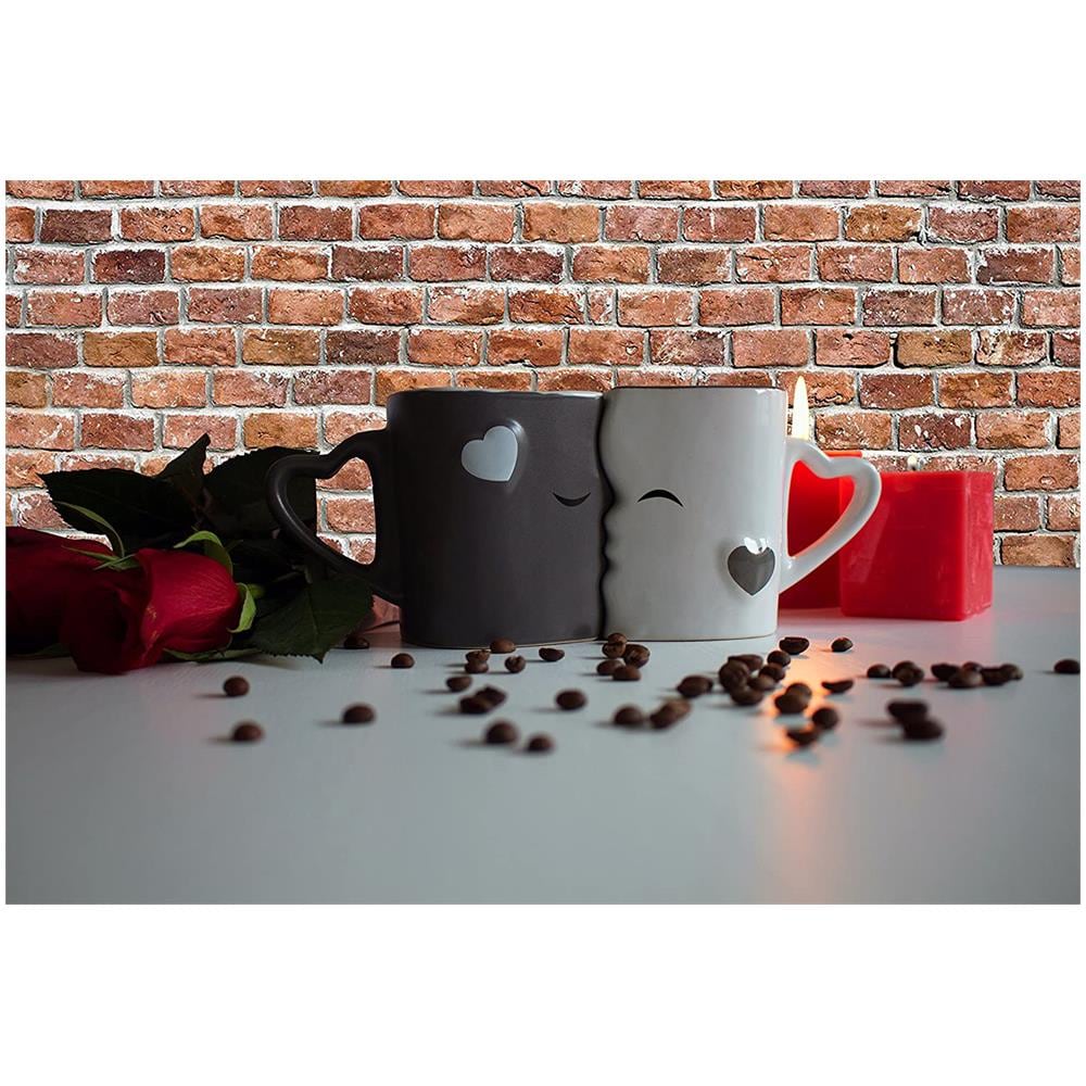 Tazza Da Caffè / set Bacio Tazze In Ceramica (grigio)  - Foto 3