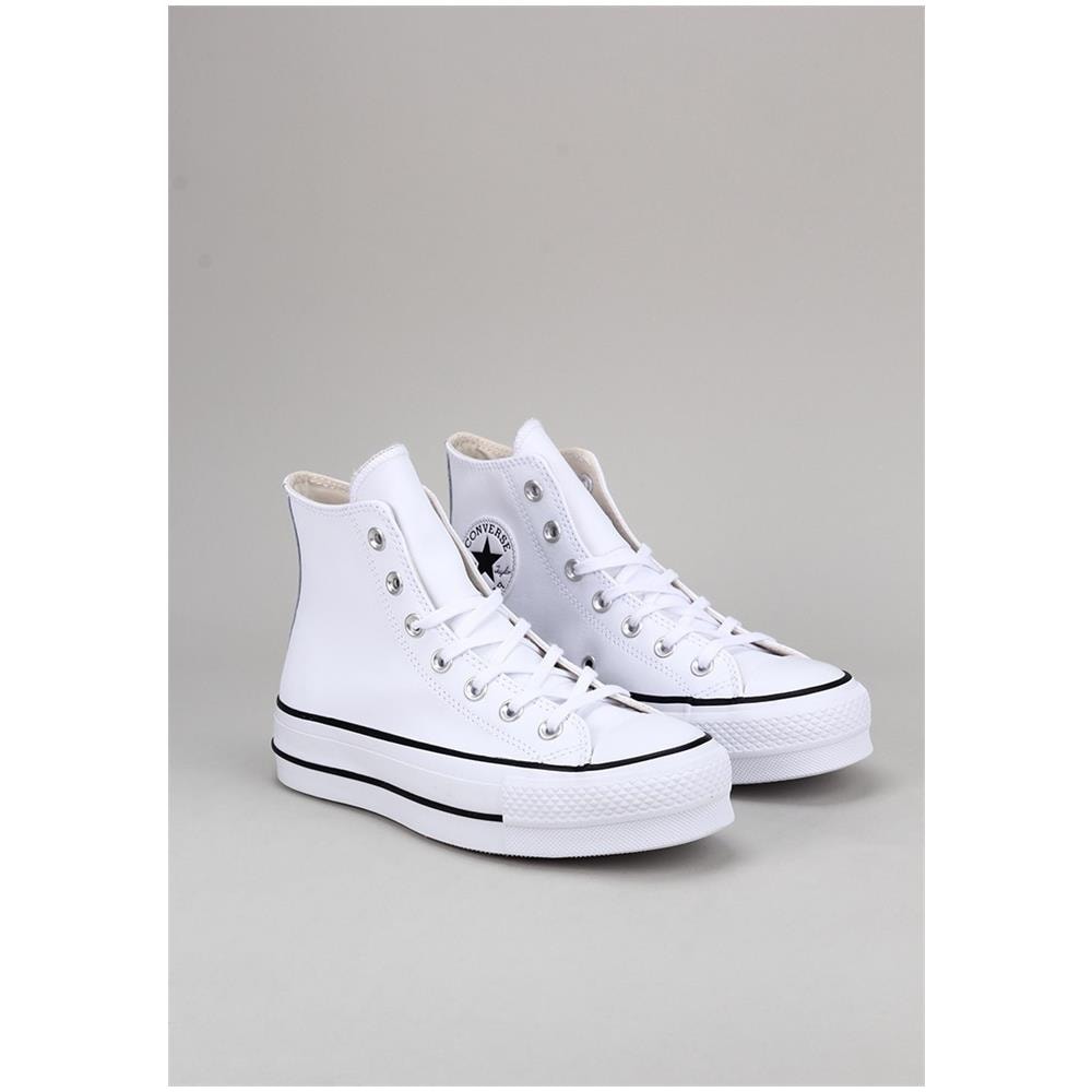 Chuck Taylor All Star Platform Leather High-top - 377499 - Bianco - 41.5 - Foto 2