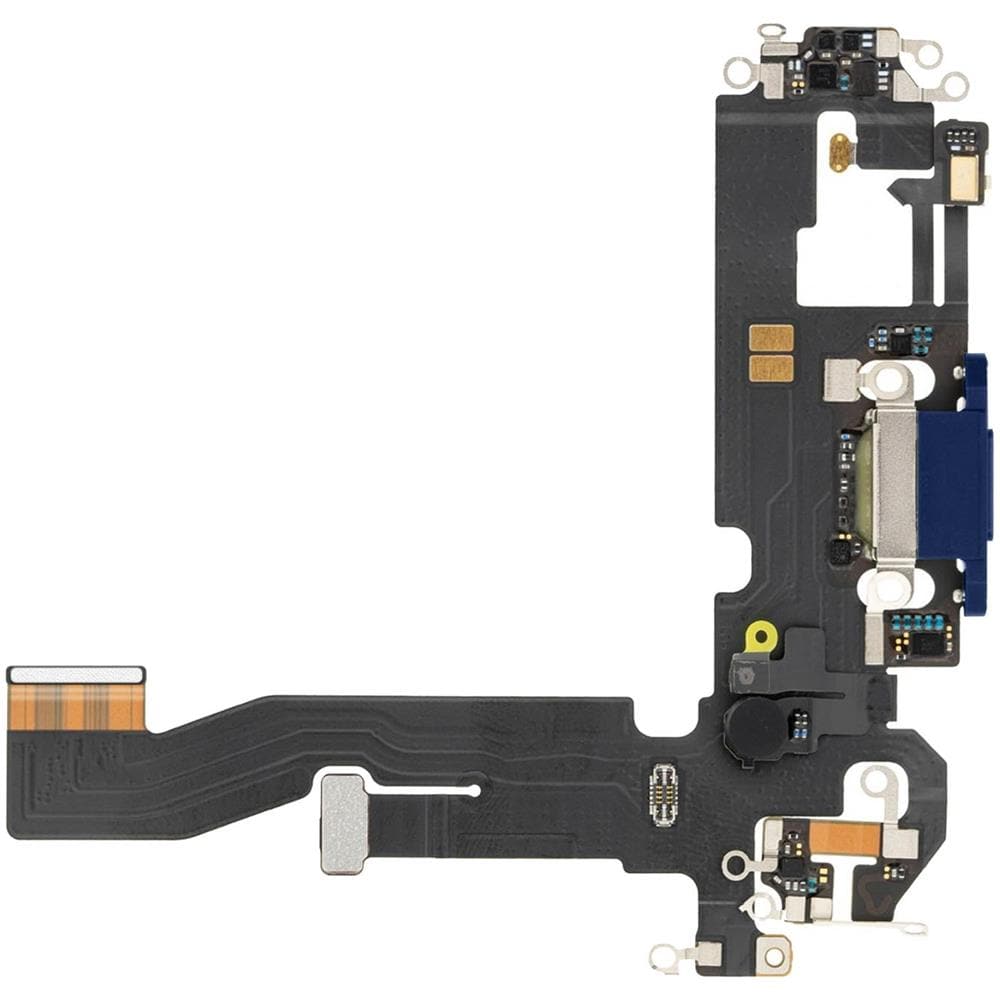 Connettore Ricarica Lightning E Microfono Di Ricambio Iphone 13 Blu Notte - Foto 2