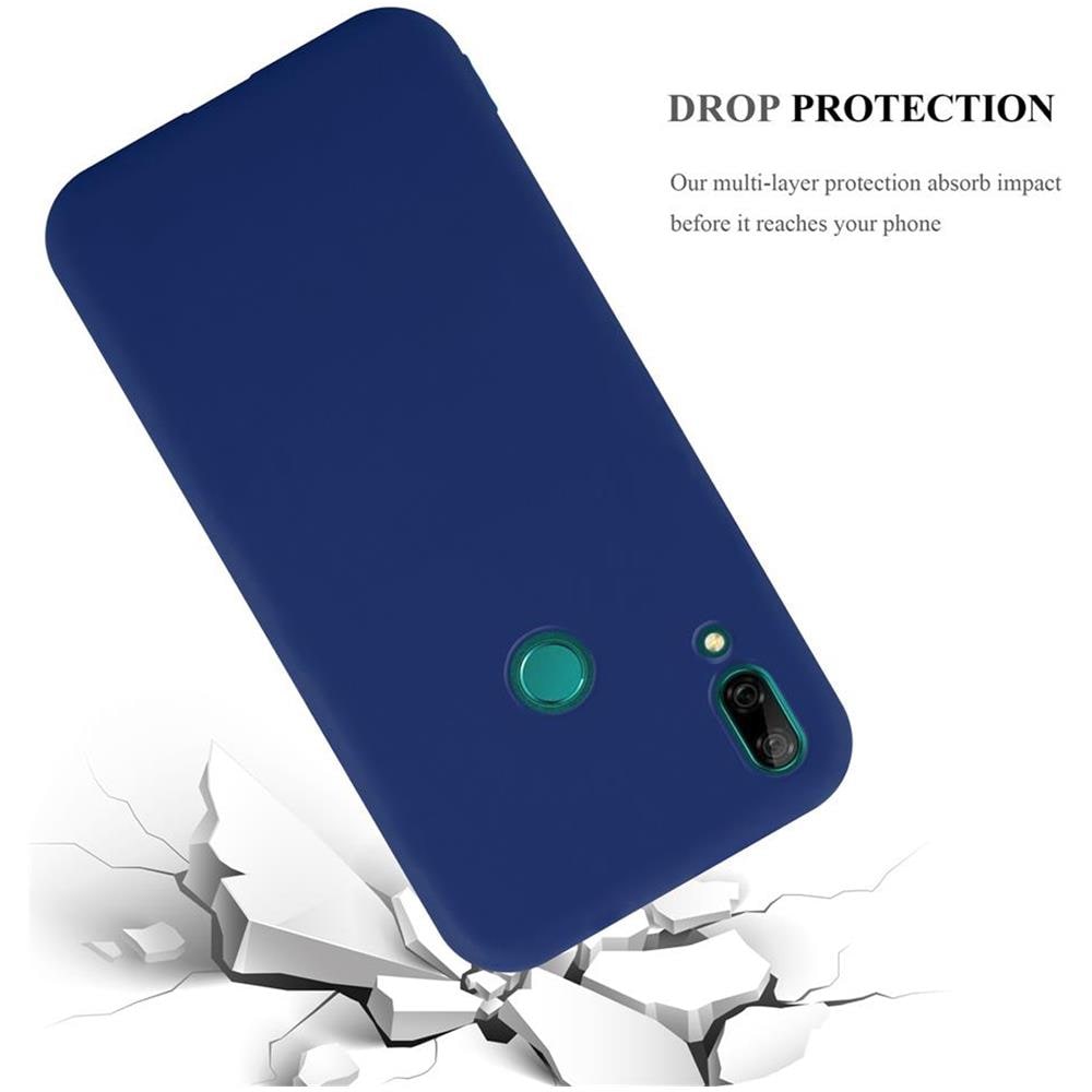 Custodia Compatibile Con Honor P Smart Z In Candy Blu Scuro - Coperchio Protettivo In Silicone Tpu Flessibile - Foto 8