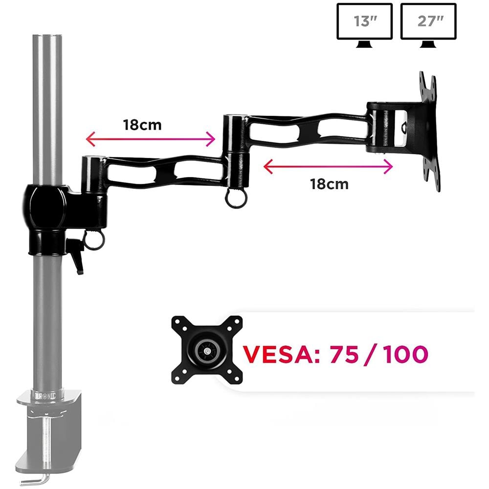 Braccio Completo Supplementare con Vesa Compatibile con la Gamma DM35 - Foto 2