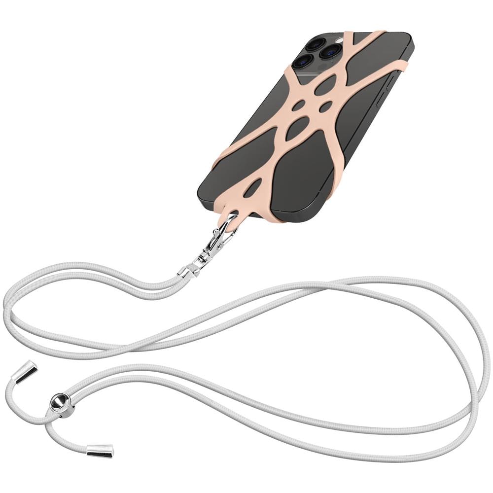Cordoncino Smartphone Con Silicone Universale Espandibile Regolabile 90cm - Foto 7