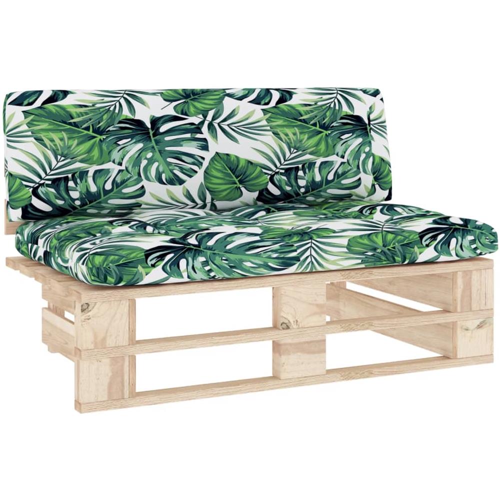 Divano Centrale Giardino Su Pallet In Legno Di Pino Impregnato - Foto 2