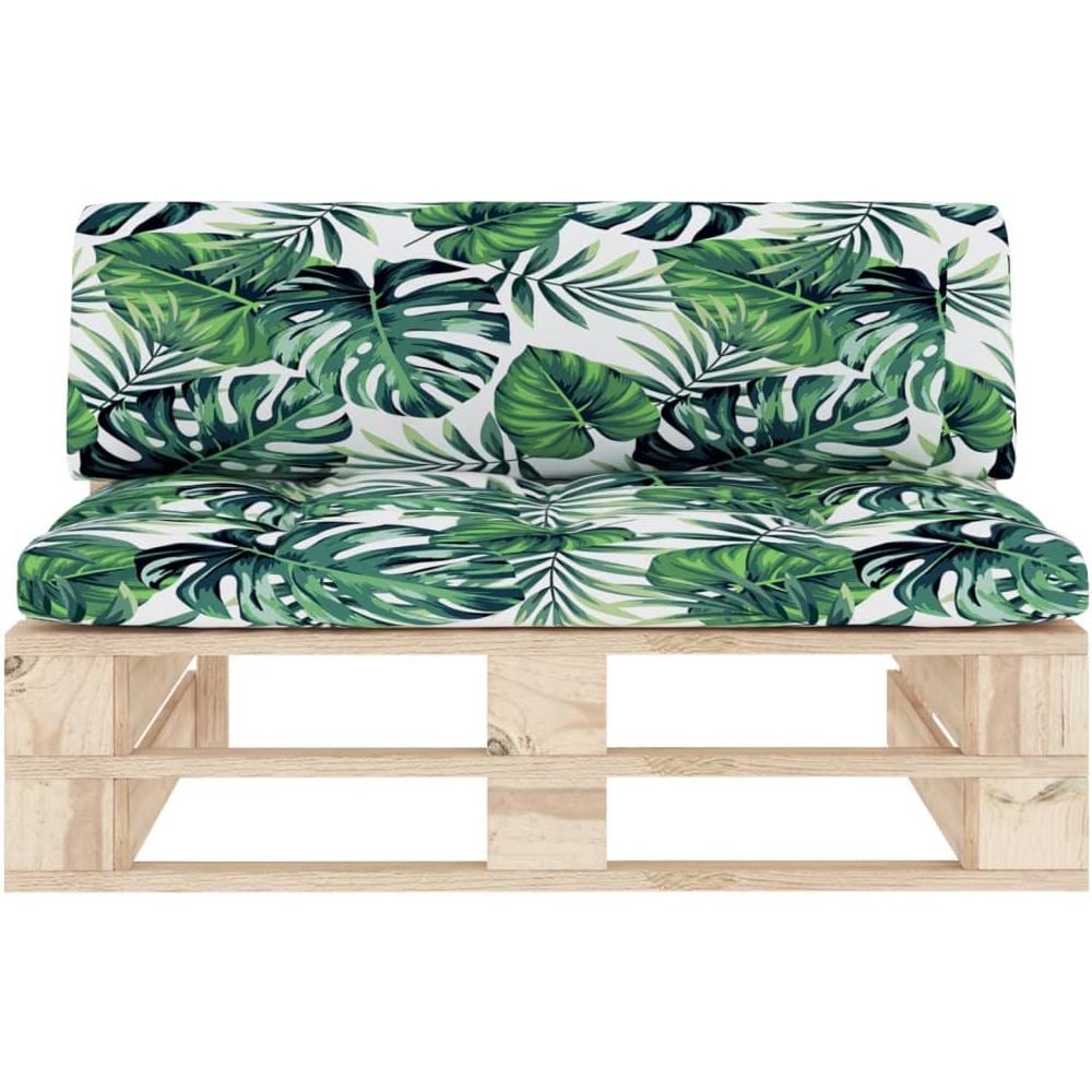 Divano Centrale Giardino Su Pallet In Legno Di Pino Impregnato - Foto 3