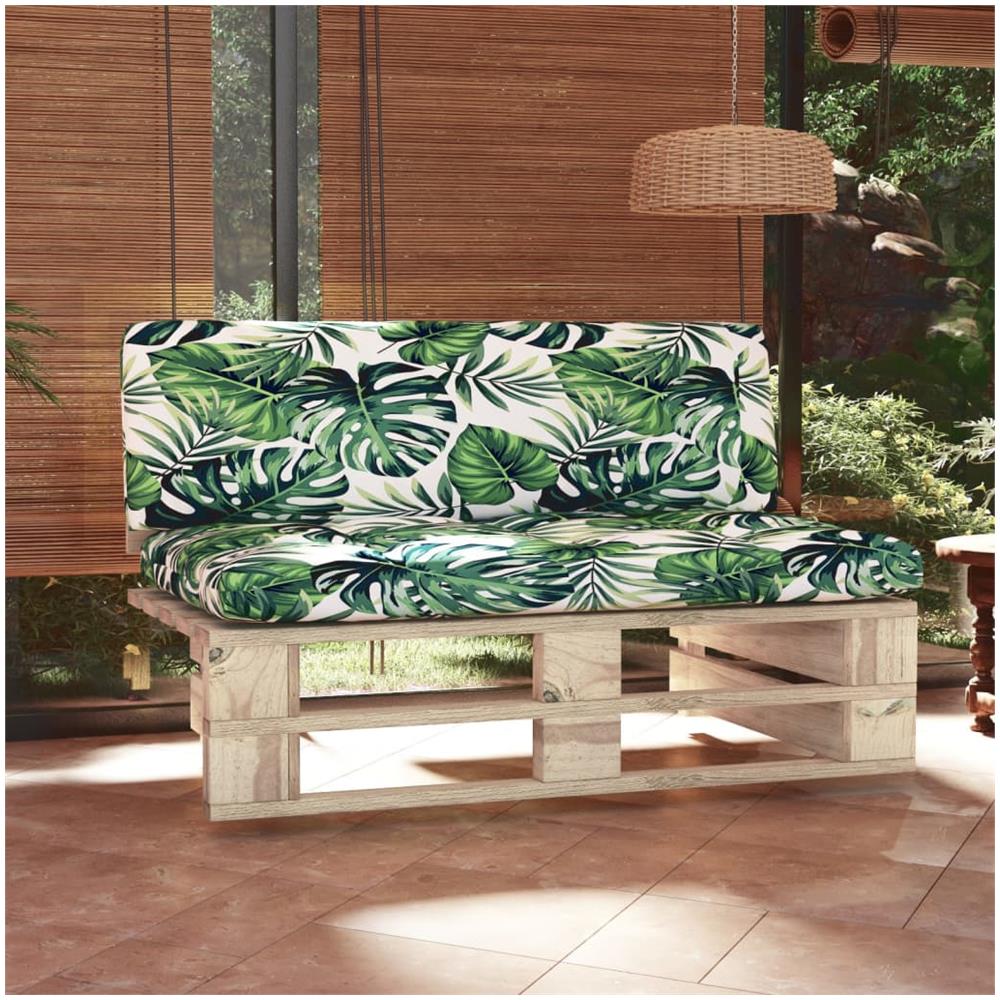 Divano Centrale Giardino Su Pallet In Legno Di Pino Impregnato - Foto 1