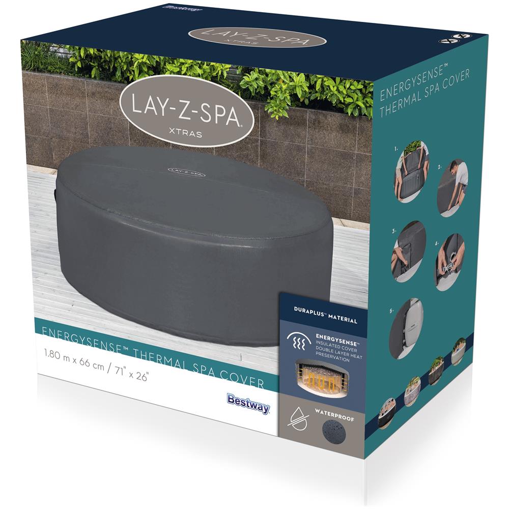 60317 / 23 accessorio per vasca idromassaggio e spa da esterno Copertura per vasca idromassaggio Grigio - Foto 10